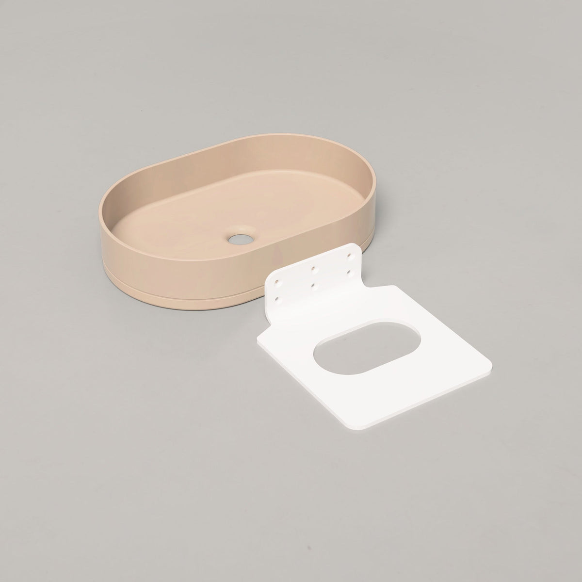 Nood Co Pill Concrete Basin in Mushroom | Nood Co