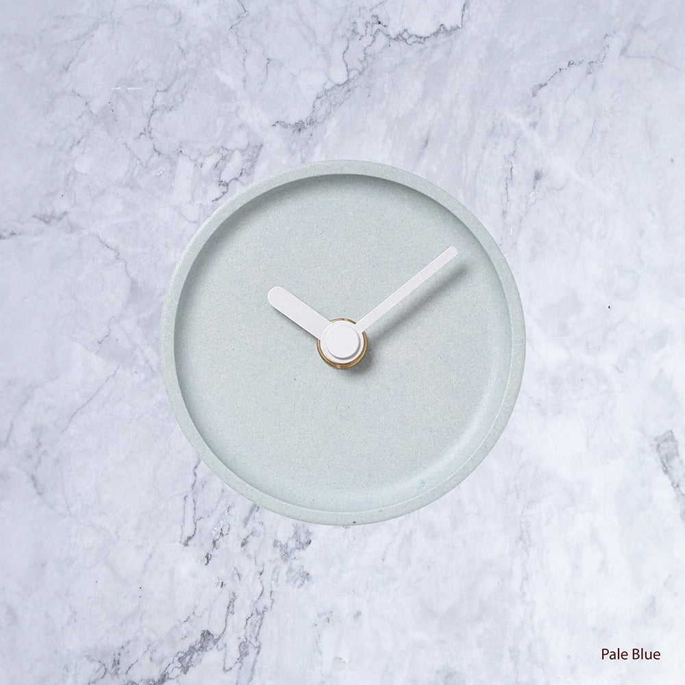 Kanto Japanese Crafted Small Clock in Pale Blue