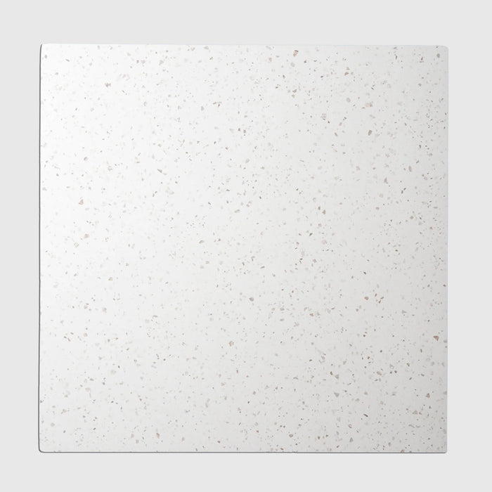 Pols Series Spanish Terrazzo Look Porcelain Tile - 600×600 mm in White, Matt finish
