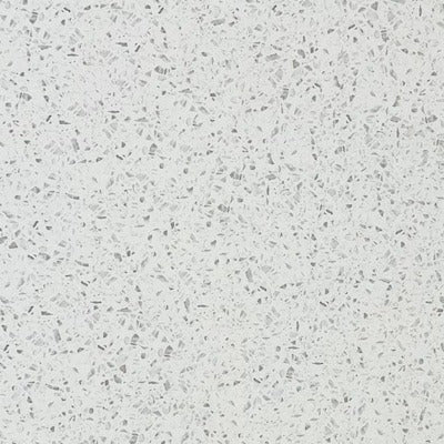 Portland Terrazzo Look Floor and Wall Tile in White, Matt finish