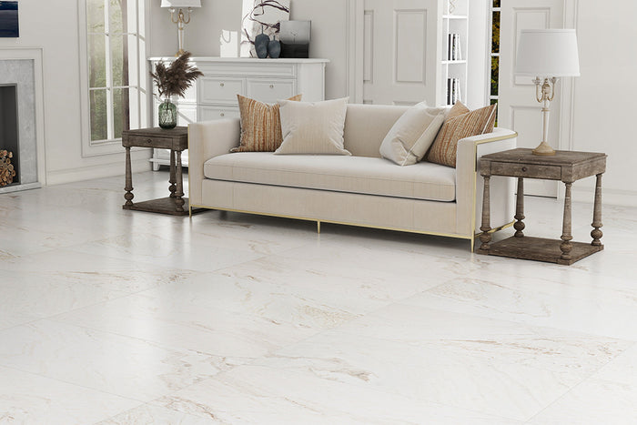 Raw Silk Honed Marble Floor & Wall Tile