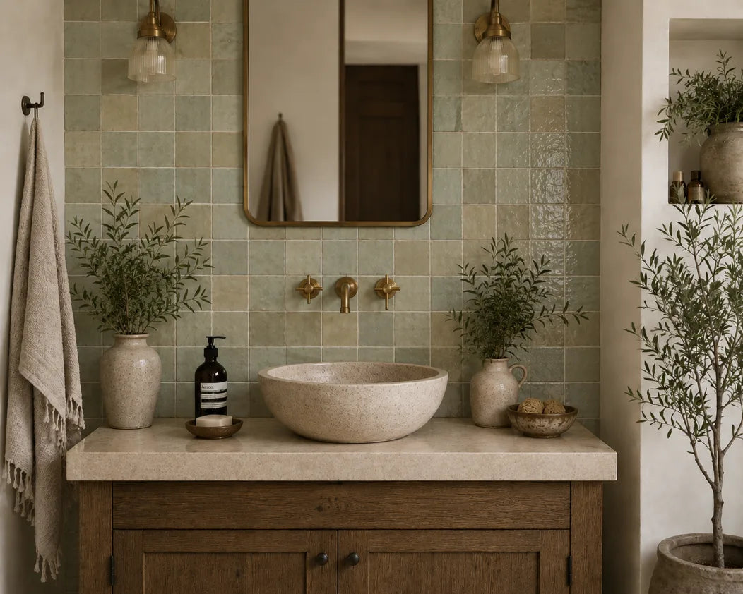 Zellige Handmade Glazed Tile | Square, Mini & Bejmat