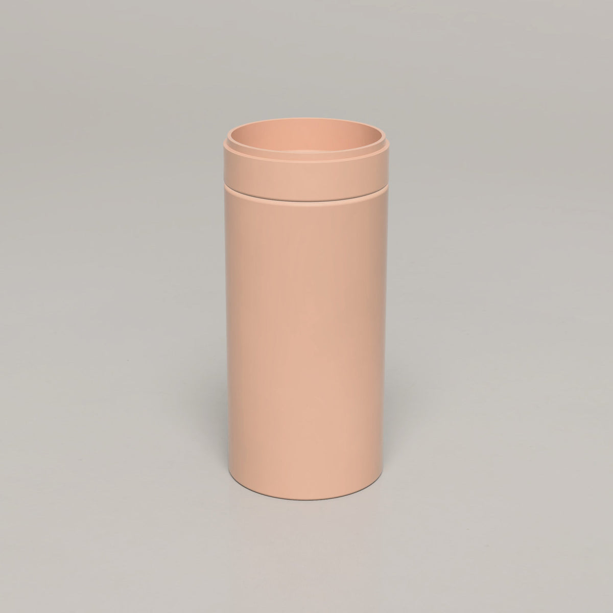 Nood Co Cylinder Stepp Circle Concrete Basin in Pastel Peach | Nood Co