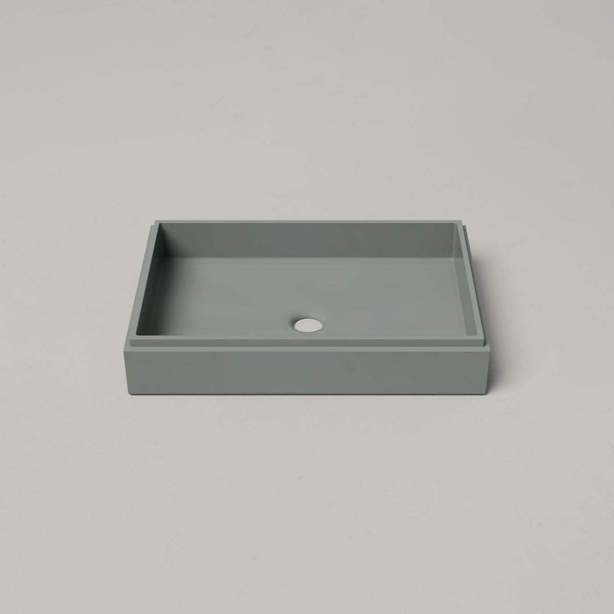 Nood Co Stepp Rectangle Concrete Basin in Rowboat | Nood Co