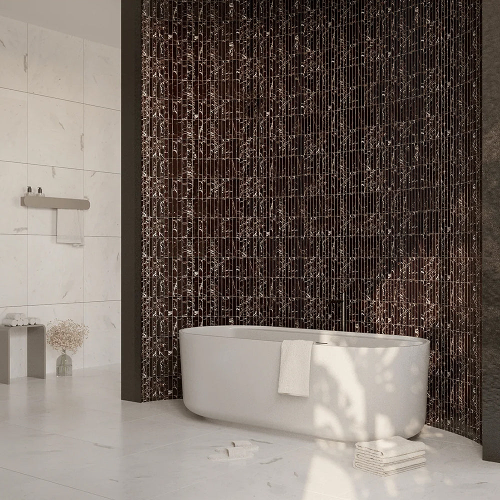 Stack Regal Purple Marble Mosaic 305x298 mm