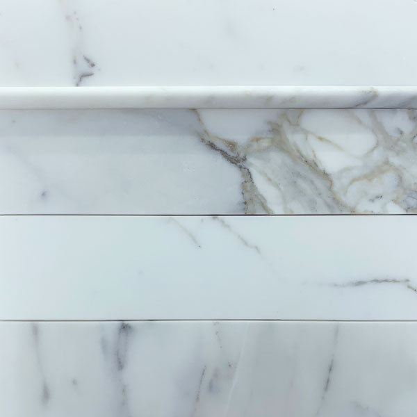 Calacatta Subway Marble Tile | Honed Natural Stone