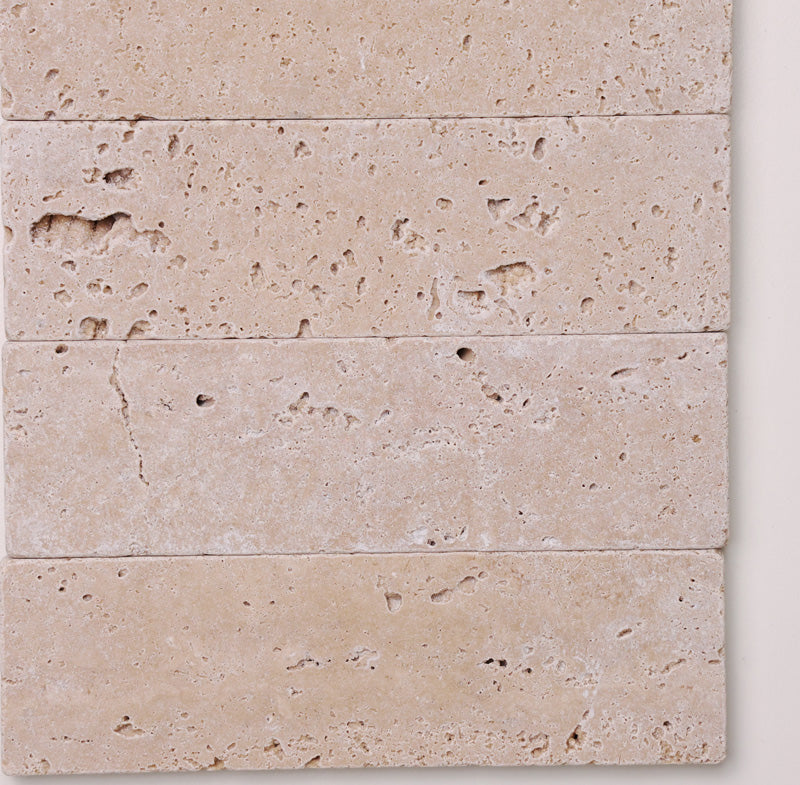 Travertine Subway Tile | Tumbled & Honed Natural Stone