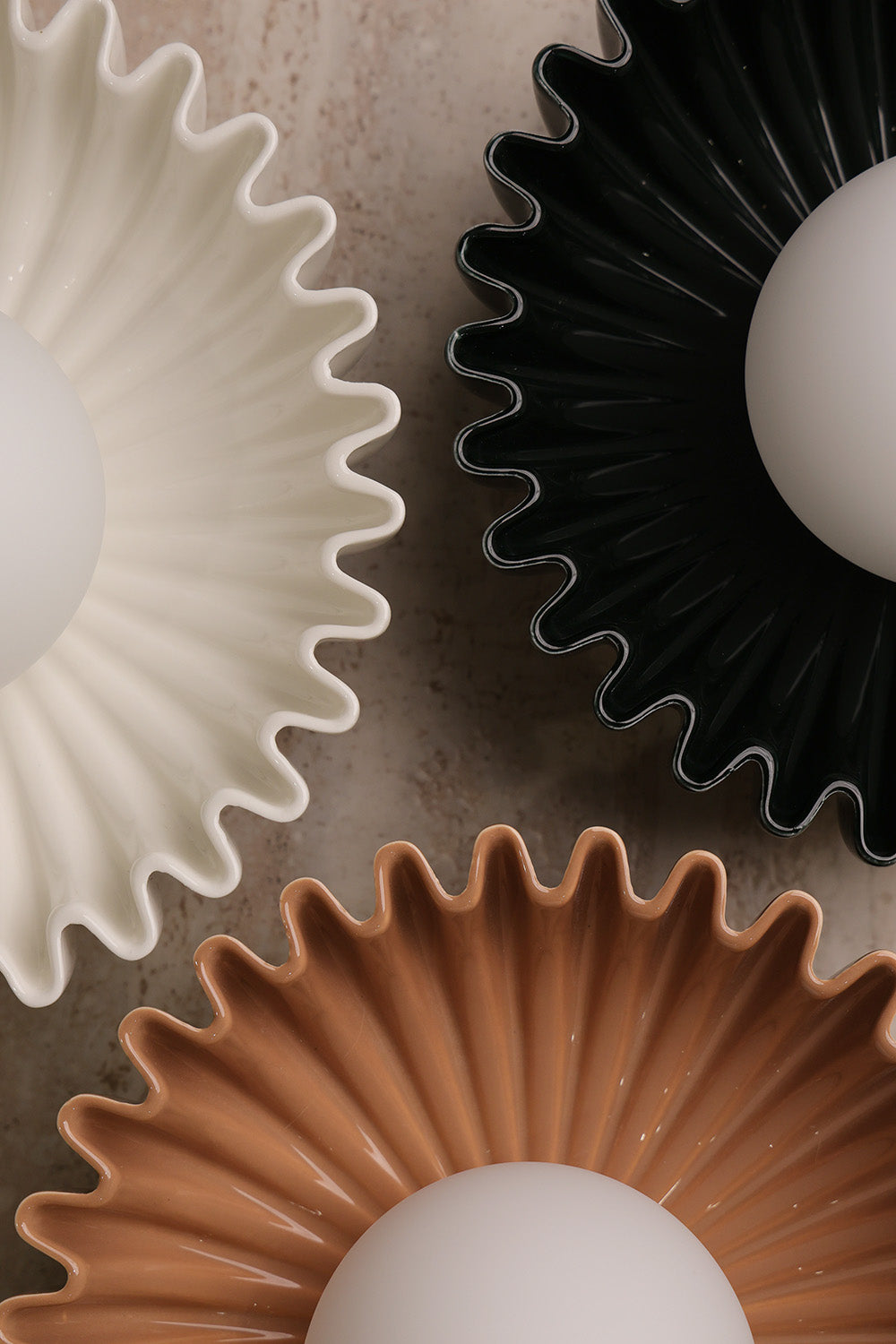 Lunara Shelby Ceramic Wall Light, all colours