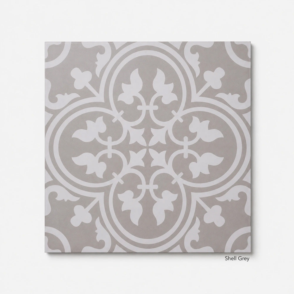 Dural Decorative Porcelain Tile 300x300 | Floor & Wall Tile in Grey, Matt finish