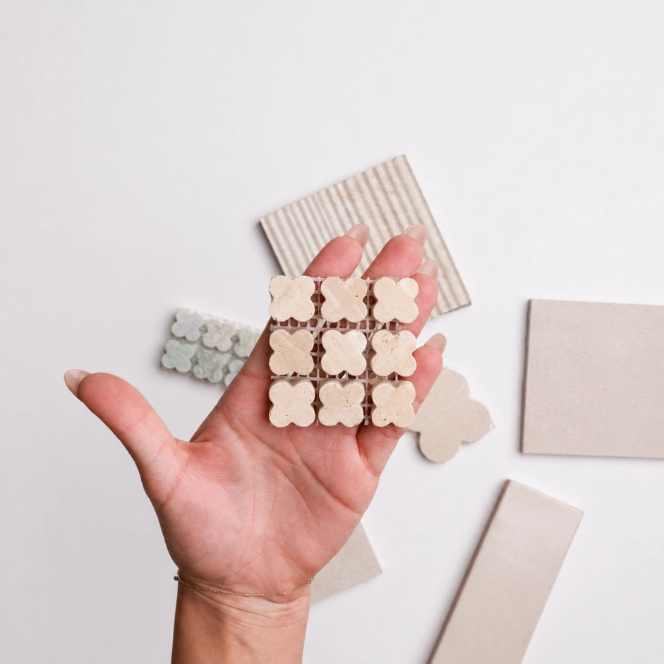 Soft Stone Sanctuary Tile Sample Box | Serano Surfaces