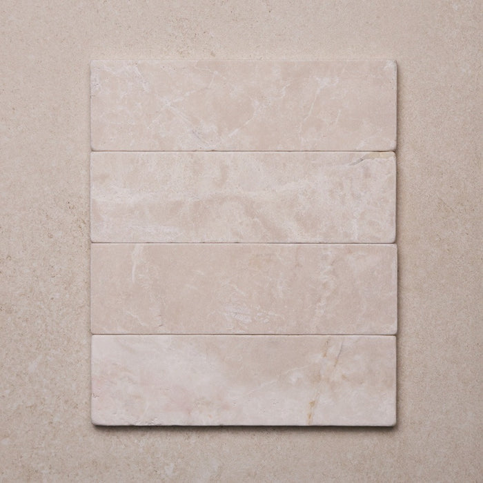 Botticino Subway Marble Tile | Tumbled Natural Stone