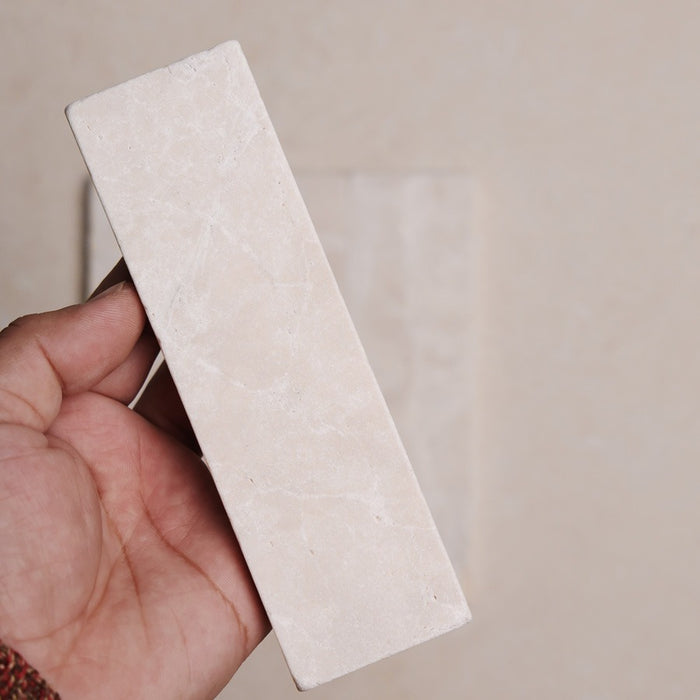 Botticino Subway Marble Tile | Tumbled Natural Stone