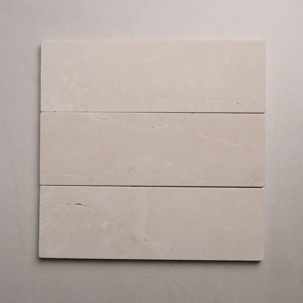 Botticino Subway Marble Tile | Tumbled Natural Stone