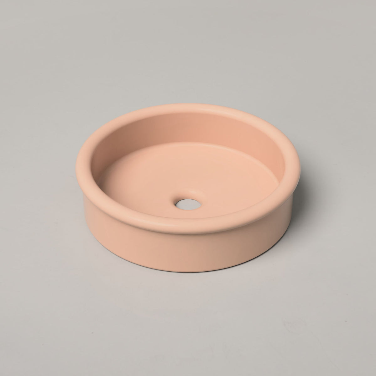 Nood Co Tubb Concrete Basin in Pastel Peach | Nood Co