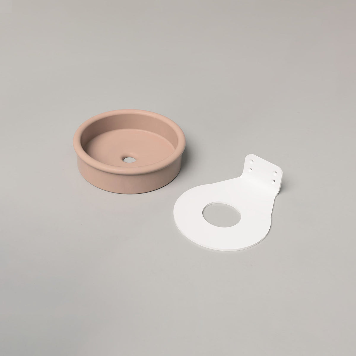 Nood Co Tubb Concrete Basin in Blush Pink | Nood Co