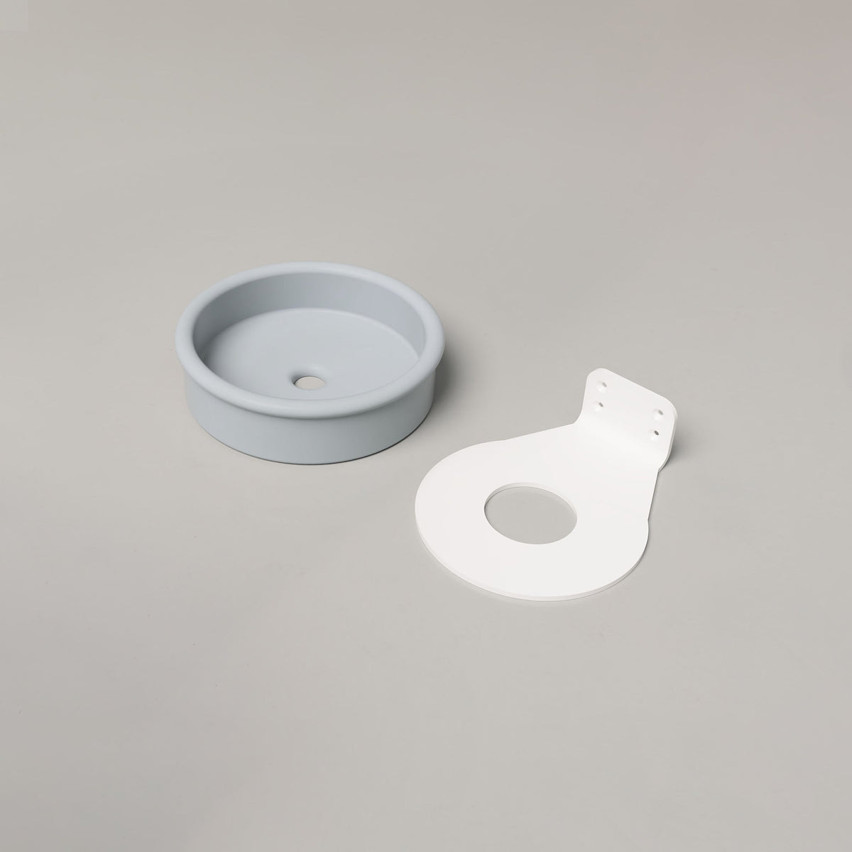 Nood Co Tubb Concrete Basin in Powder Blue | Nood Co