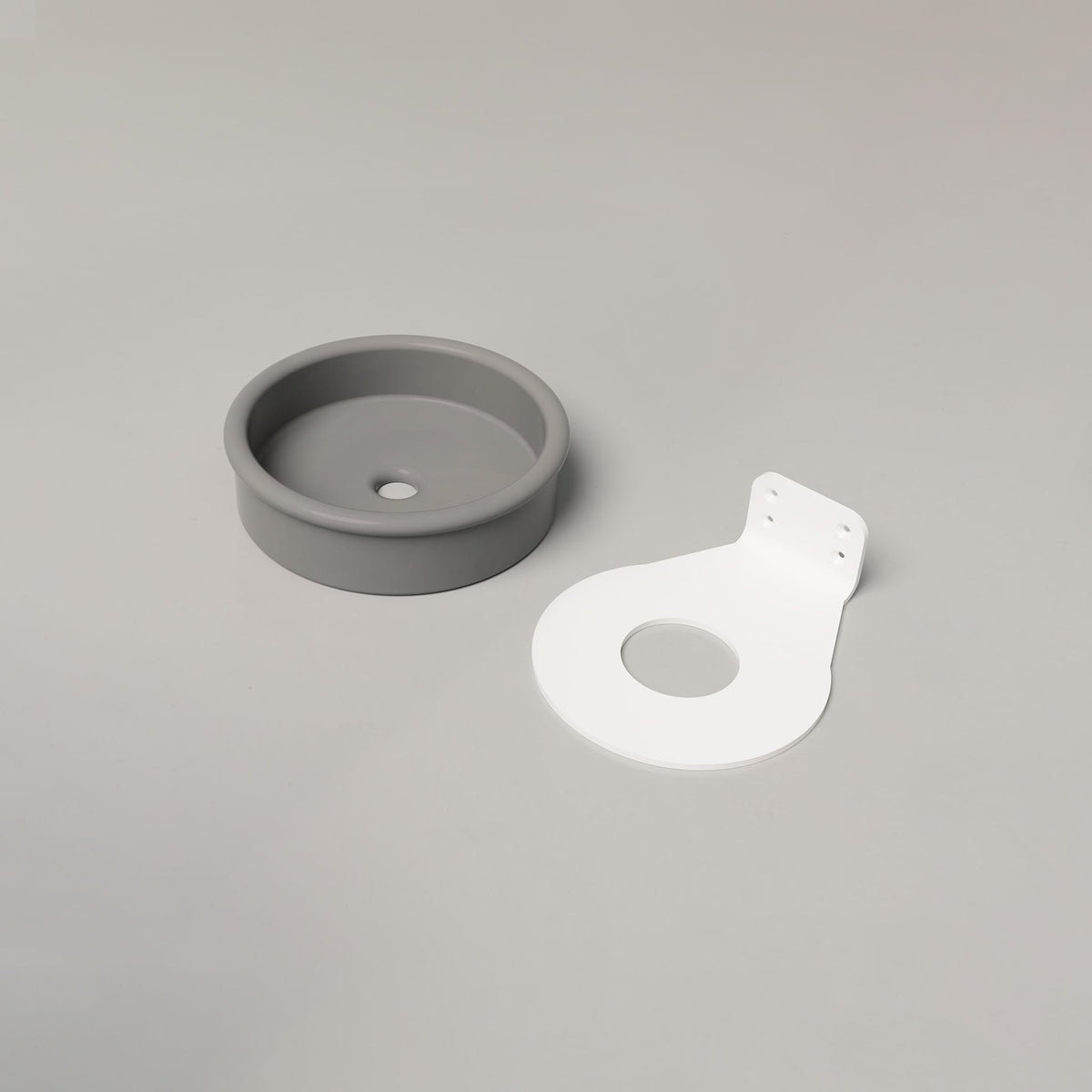 Nood Co Tubb Concrete Basin in Sky Grey | Nood Co