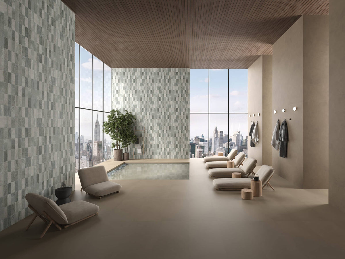 Ming Green Marble Look Porcelain Floor & Wall Tile