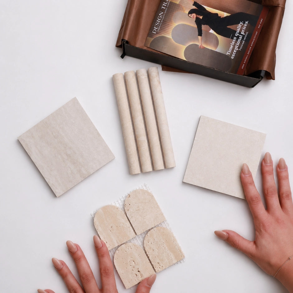 Tevel Travertine Tile Sample Box