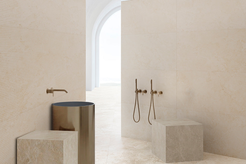 TravKave Travertine Look Porcelain Floor & Wall Tile