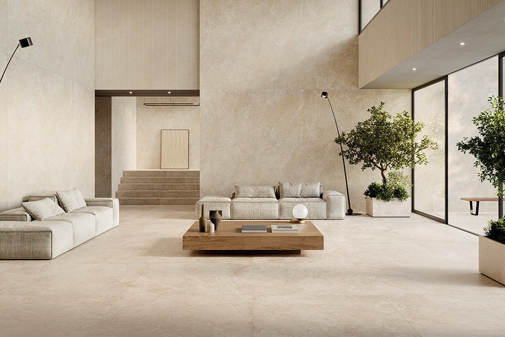 TravKave Travertine Look Porcelain MegaSlim Slab 2780 x 1200 x 6