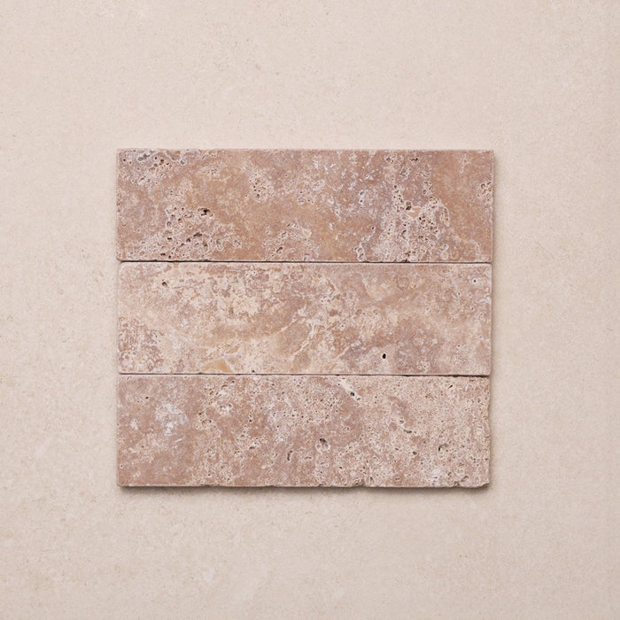 Travertine Subway Tile | Tumbled & Honed Natural Stone