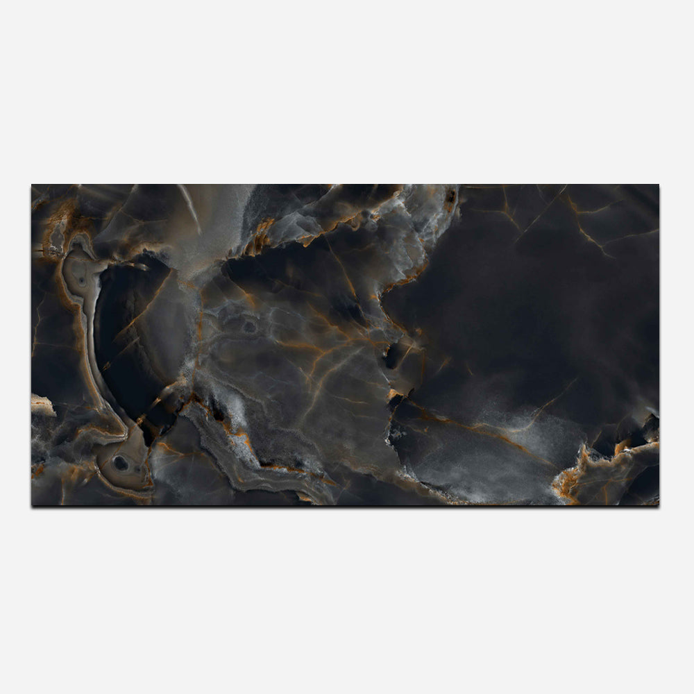 Onice Reale Black Diamond Porcelain Floor and Wall Tile