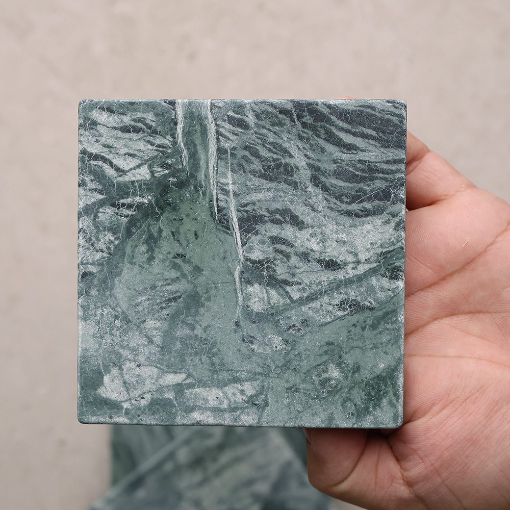 Verde Square Marble Tile & Mosaic | Tumbled Natural Stone