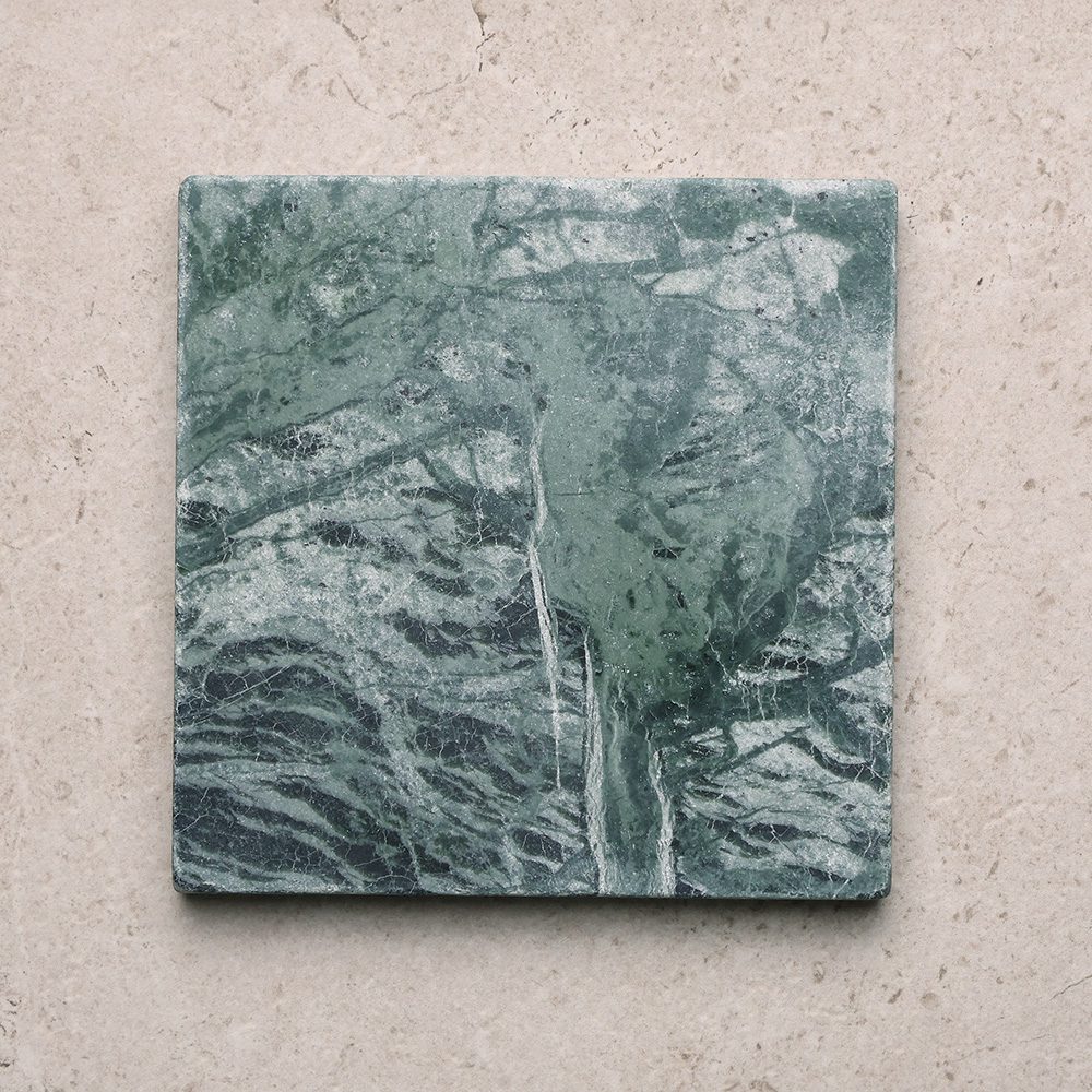 Verde Square Marble Tile & Mosaic | Tumbled Natural Stone