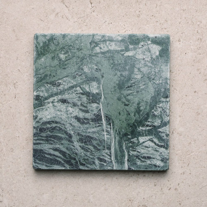 Verde Square Marble Tile & Mosaic | Tumbled Natural Stone