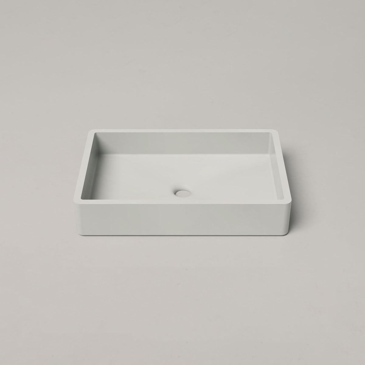 Nood Co Vesl Rectangle Concrete Basin in Cloud | Nood Co