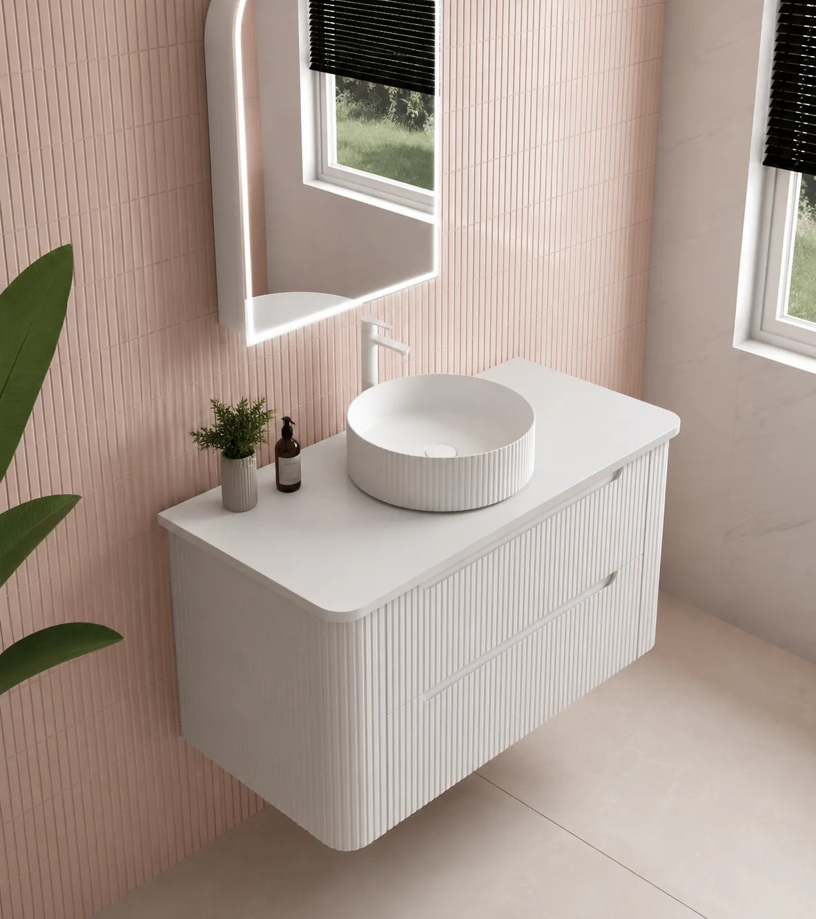 Aulic Curva Wall Hung Vanity 750mm | Aulic