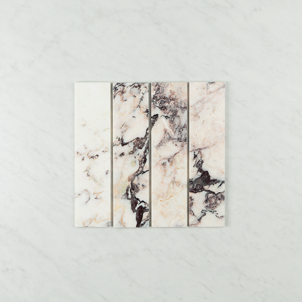 Viola Subway Marble Tile | Tumbled & Honed Natural Stone