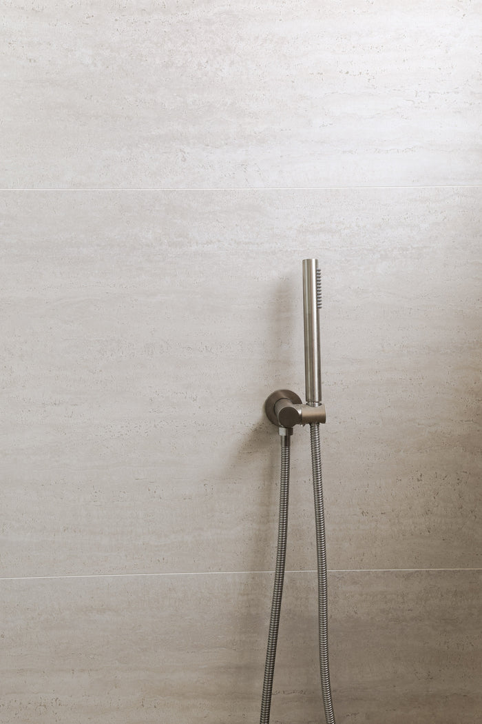 Avoca Stone Floor & Wall Tile in White & Light Grey, Paver, External & Matt finish