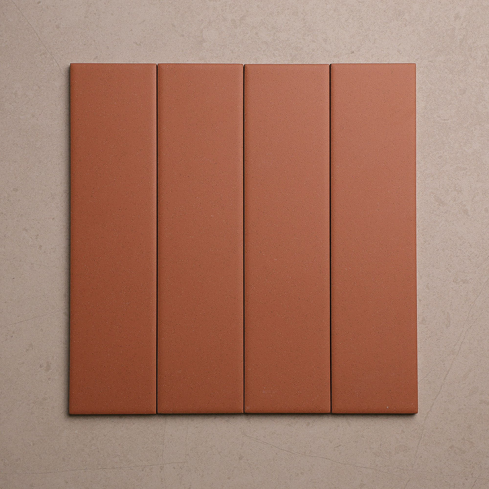 Tapp Spanish Subway Tile - 60x246 mm in Terracotta, Matt finish