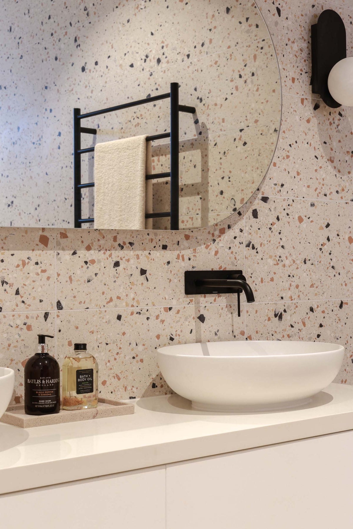 Venice Villa Ivory Terrazzo Look Tiles