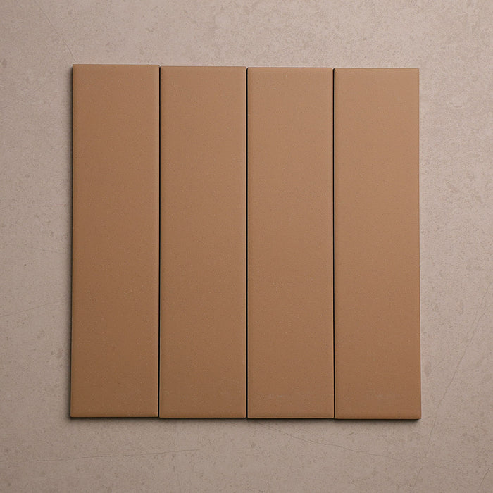 Tapp Spanish Subway Tile - 60x246 mm in Camel, Matt finish