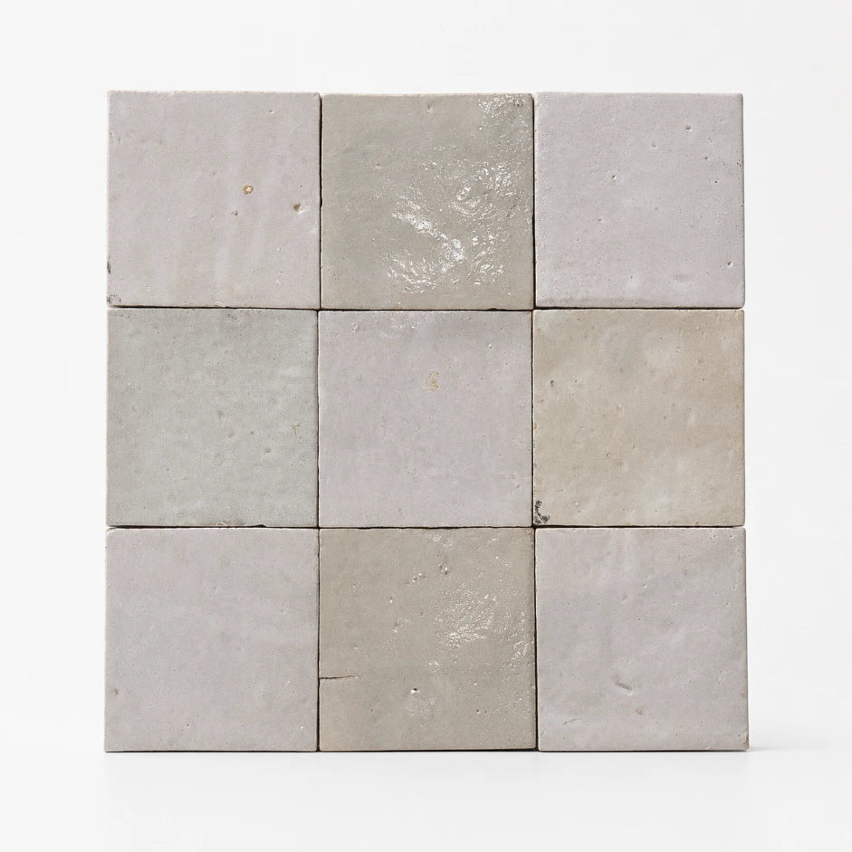 Zellige Handmade Glazed Tile | Square, Mini & Bejmat