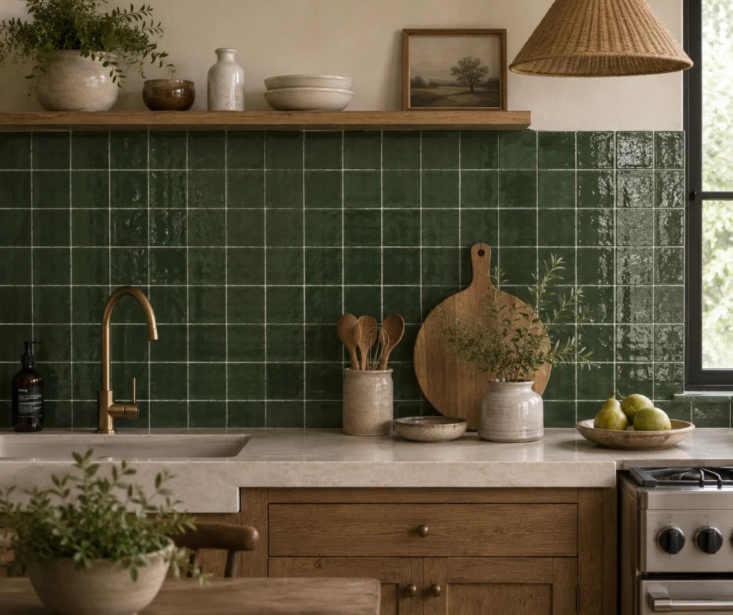 Zellige Handmade Glazed Tile | Square, Mini & Bejmat