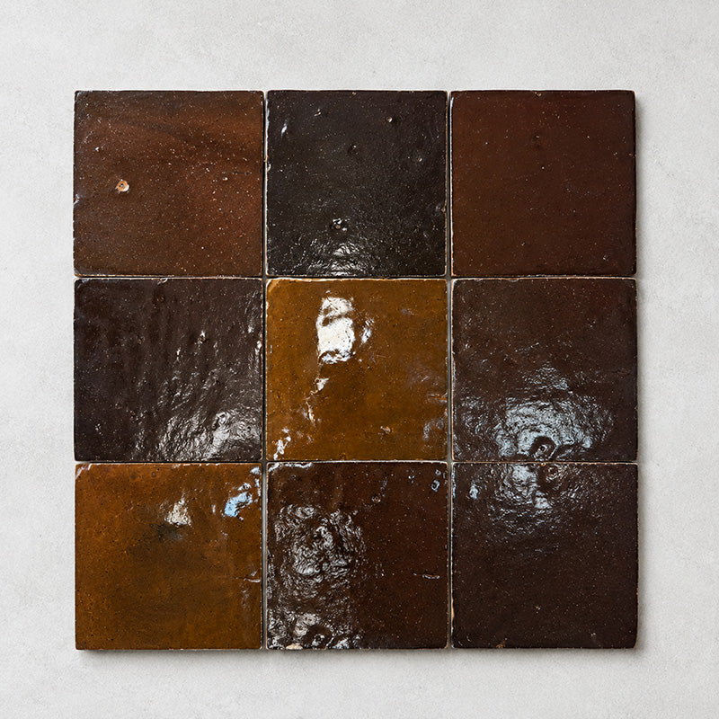 Zellige Handmade Glazed Tile | Square, Mini & Bejmat