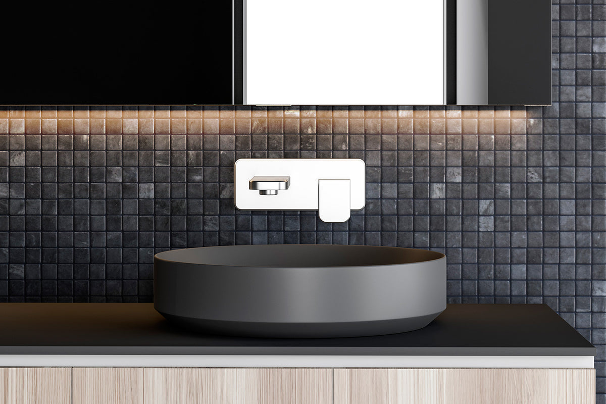 Ezarri Gemma Zircon Pool Mosaic Tile – Gloss finish