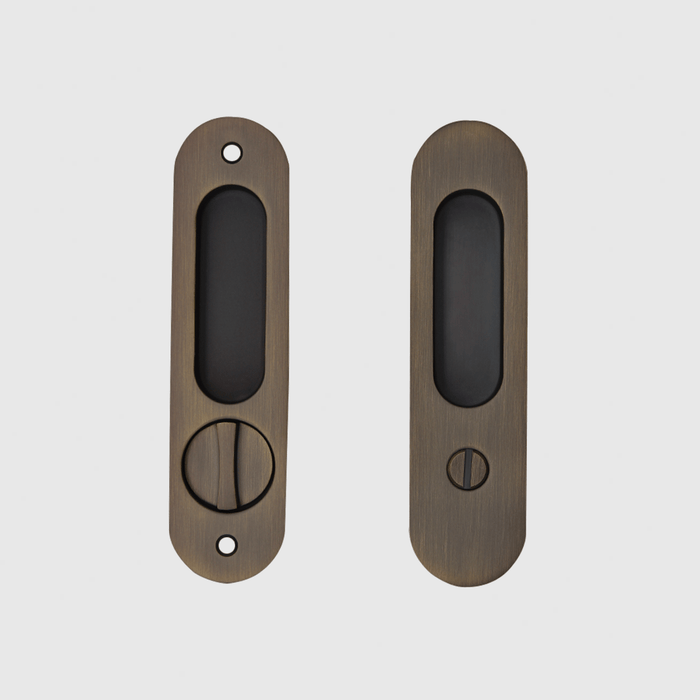 Cavity Slider in Aged Bronze | Zephra #Finish_Aged Bronze