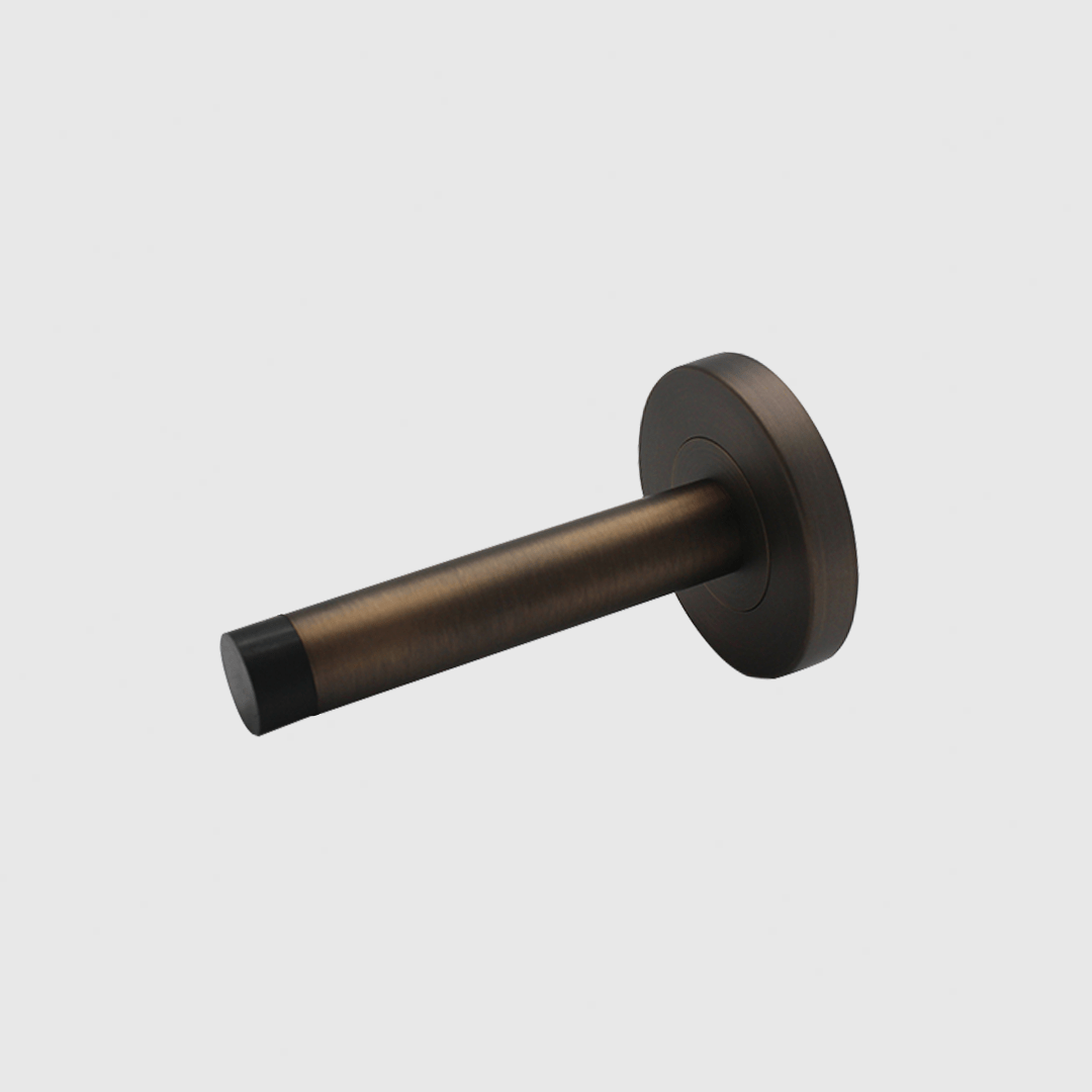 Passage Linear Door Handle Package in Aged Bronze | Zephra