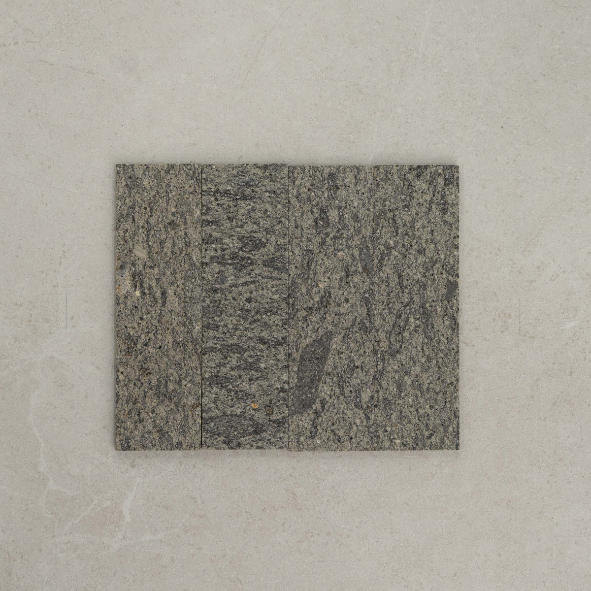 Apollo Natural Stone Subway Tile 60x200mm in Pepper, Tumbled finish