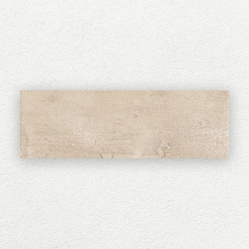 Arizona Sand rustic porcelain tile 75 x 230 mm with an irregular edge