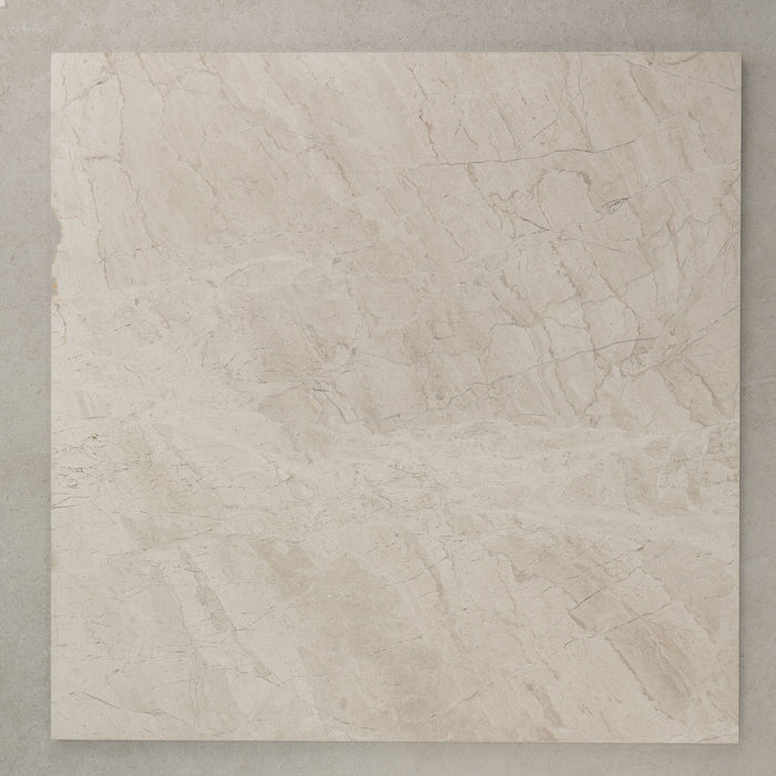 Bianco Chiaro Honed Marble Indoor Floor and Wall Tile in Bianca Chiaro