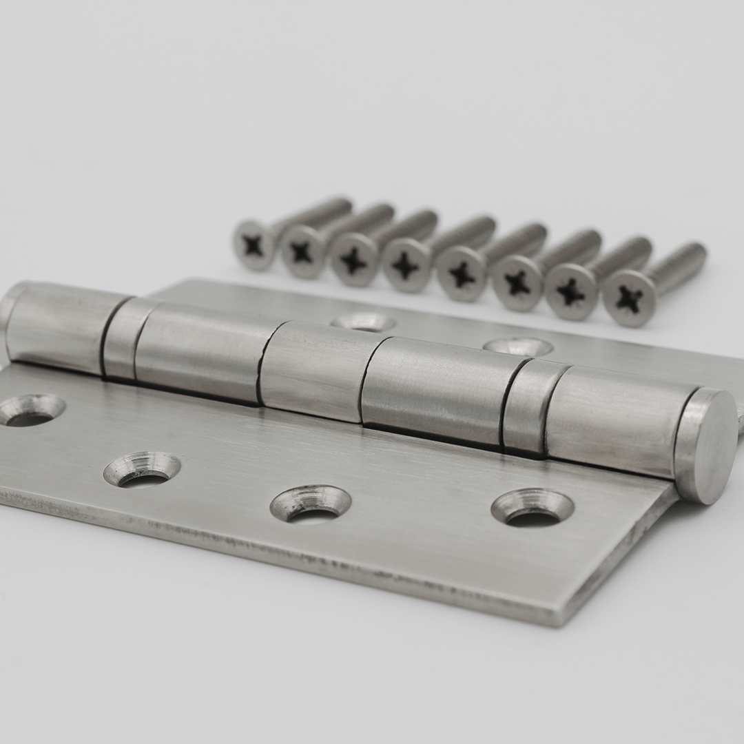 Door Hinge in Brushed Nickel | Zephra
