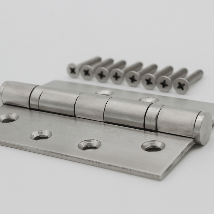 Door Hinge in Brushed Nickel | Zephra #Finish_Brushed Nickel
