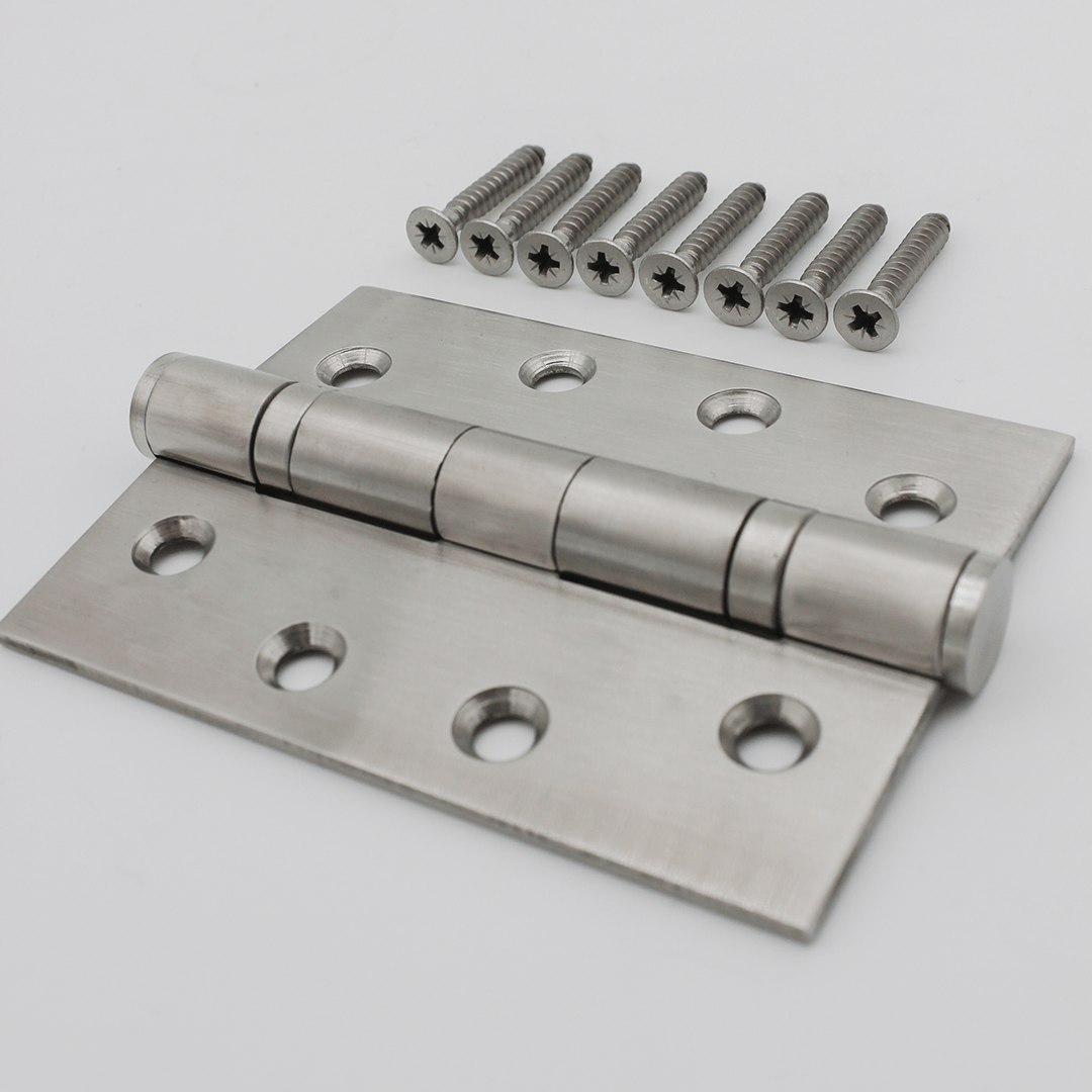 Door Hinge in Brushed Nickel | Zephra