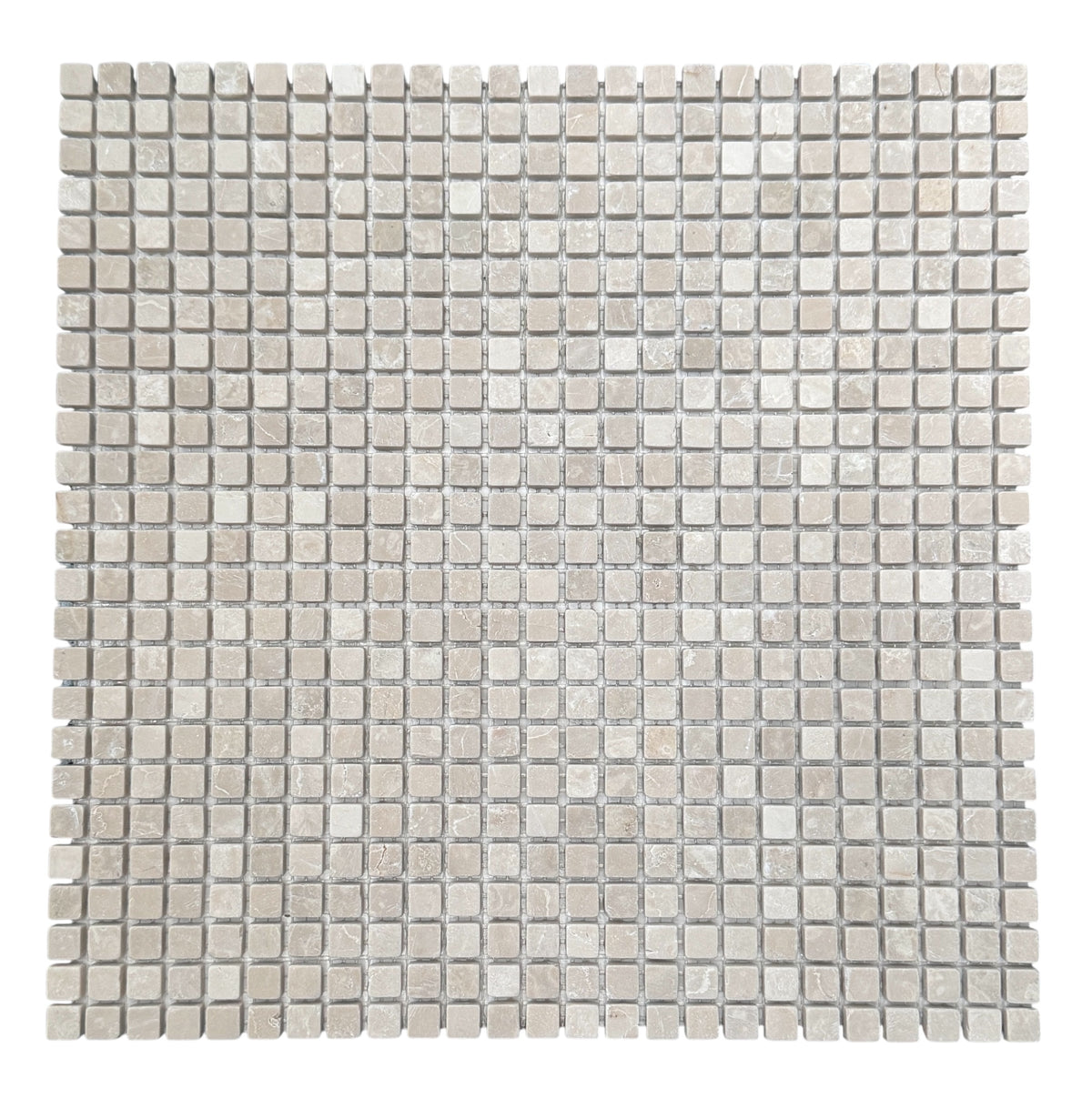 Botticino Square Marble Tile & Mosaic | Tumbled Natural Stone